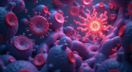 Obraz premium red sea urchin