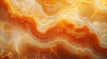 Orange onyx stone texture with natural flowing patterns