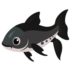 A  marine fish vector illustration 