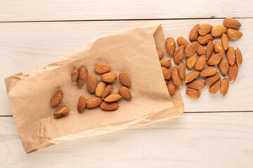 nut, cracked, roasted, mix, nuts, close-up, delicious, sweet, vegetarian, snack, seed, background,...