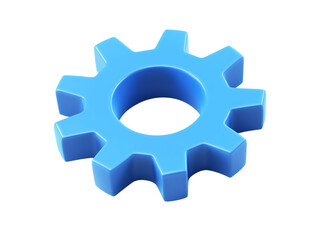 a gear icon isolated on a transparent background 