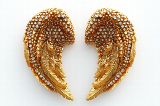 Exquisite Luxury Earrings with Brilliant Crystals and Intricate Leaf Design, Perfect for Formal Occasions and Statement Fashion Accessories