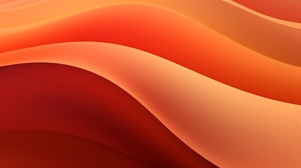 Abstract Orange and Red Wavy Design