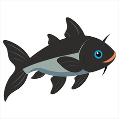 A  marine fish vector illustration 