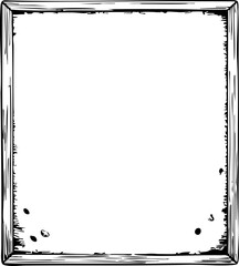 Fototapeta premium Minimalist corkboard sketch on white background, creativity concept