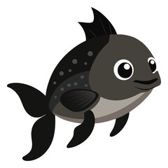 A  marine fish vector illustration 