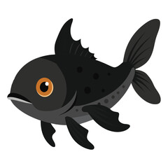 A  marine fish vector illustration 