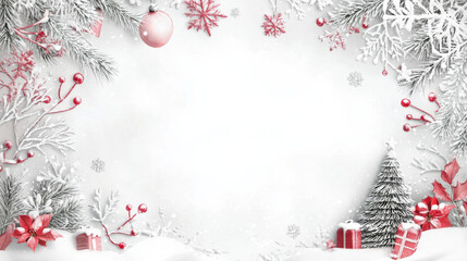 christmas background with christmas tree
