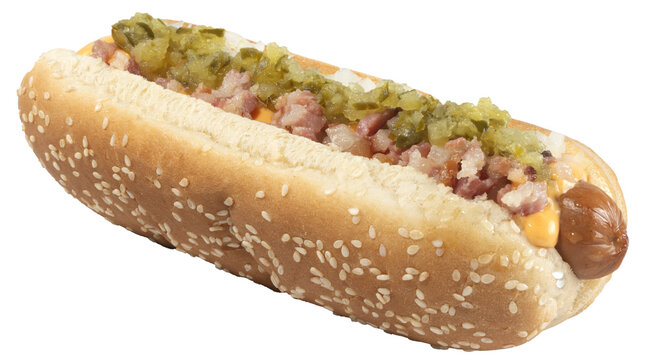 HOTDOG CON GUACAMOLE