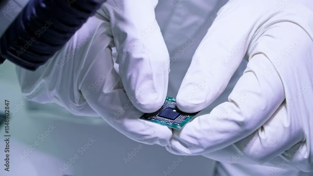 Poster precision assembly of circuit boards in a clean room environment during high-tech manufacturing proc