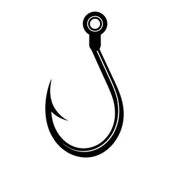 fishing hook vector illustration