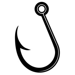fishing hook vector illustration