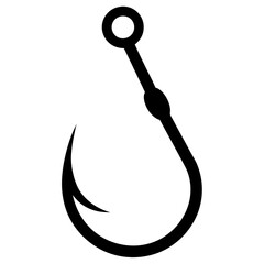 fishing hook vector illustration