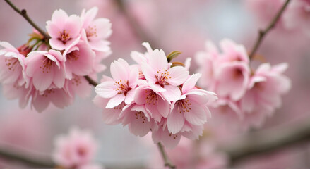 pink cherry blossom in spring
