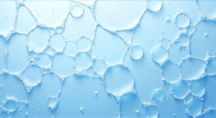 water drops on blue background