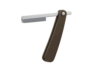 Flip Razor blade 3D Icon Illustration vector render