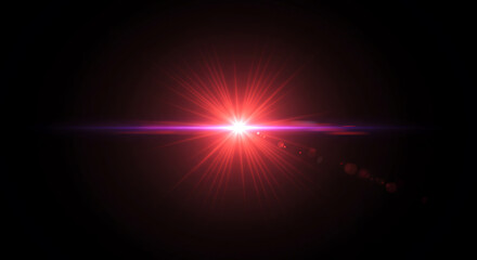 Lens Flare light over Black Background. Easy to add overlay or screen filter over Photos. mobile overlay 