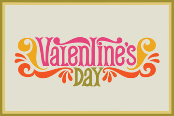 Happy Valentine's Day Typography