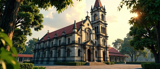 Historic Church of the Assumption, Georgetown, Malaysia - 1786 Architectural Beauty