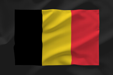 Fototapeta premium belgium flag
