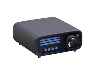 projector icon illustration vector 3d render