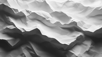 Obraz premium Abstract wavy texture in black and white tones.