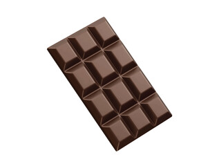 Chocolate bar 3d vector icon illustration
