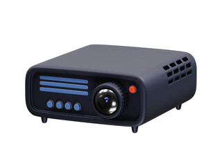 Obraz premium Projector icon illustration 3d render