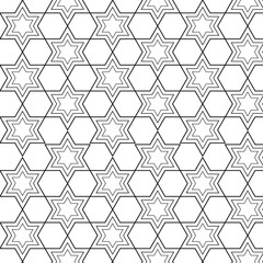geometric pattern, seamless pattern with shapes
