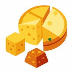 dice on white