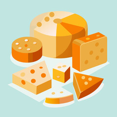 illustration of cheese