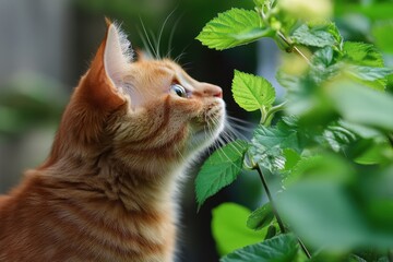 Cats adore Acalypha Indian nettle and Tree seeded mercury plants
