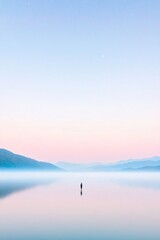 Surreal Pastel Reflection Observing the Korean Night Sky