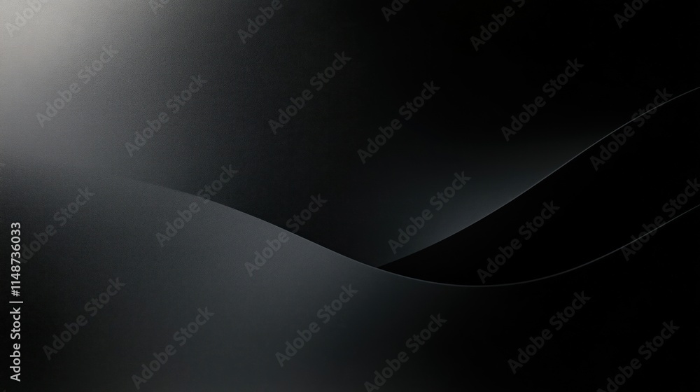 Aufkleber abstract minimalist backdrop. dark gray to black gradient with smooth texture. design features delic