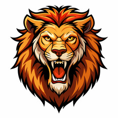 lion head vector