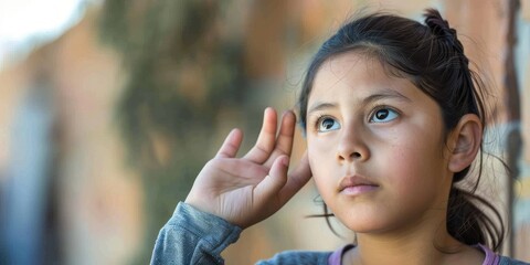 Portrait of a Young Girl Contemplating
