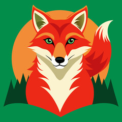 red fox cartoon