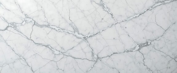 Elegant White Marble Slab Gray Veins Detailed Texture Background
