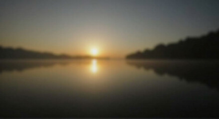 Obraz premium sunrise over the river