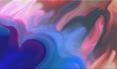 abstract background with color blots, transitions and bends of paint