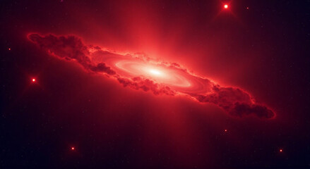 Naklejka premium sun and planet