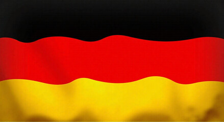 Naklejka premium german flag looping animation