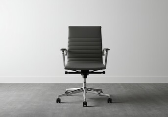 Fototapeta premium Gray Ergonomic Office Chair