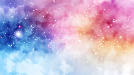 Sparkles effect watercolor