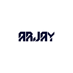 Obraz premium Arjay logo design