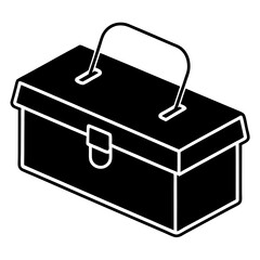 Fishing Tackle Box  vector illustration