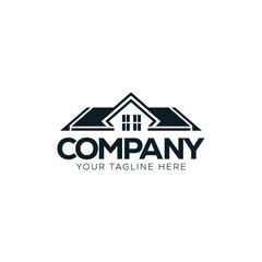 Logo design of a house.