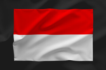 Obraz premium indonesia flag