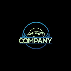 Logo design of a car. 