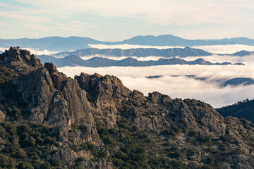 Niebla en el Geoparque Villuercas Ibores Jara
